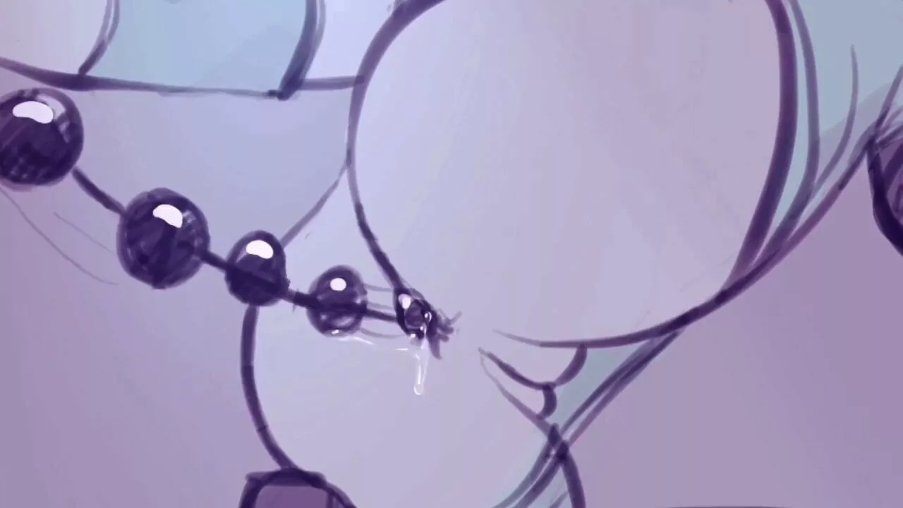 Cara Dune anal beads animation practice - NanoVids