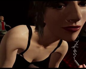 POV White Stripper Gives You a Lap Dance - 3D Animation