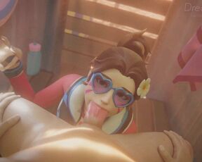 Waveracer D.Va Filming Blowjob