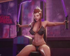 Overwatch Brigitte Workout at the Gym