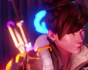 Overwatch Tracer and Widowmaker