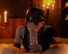 Morrigan Blowjob
