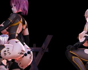 Mmd Sexy Big Tits Player by Demon Lord thus you Can’t Stop Fapping