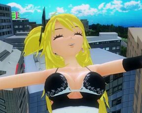 MMD Giantess - Big, Bigger, Bubblegum