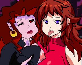 Friday Night Funkin Animation MOM and Girlfriend having Hard and Passionate Sex on Stage