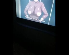 Step Mother Watched Hentai with me got Wet and we Started Fucking
