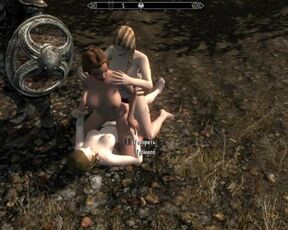 Fucked with a Muscular Man and then Sucked it | Skyrim Sex
