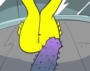 AMONG US PORN BIG MONSTER COCK YELLOW FUCK