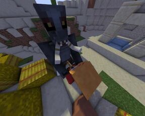 Porn in Minecraft Jenny Porn Game Sex with a Huge Furry Monster