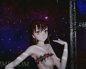 MMD R18 Misaka Ver5.6 - twice - I can't Stop me Beach Stage 1296