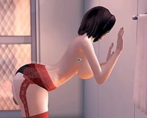 Play Club - Busty in the bathroom