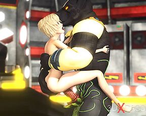 Sci-fi pyramid. Anubis fucks hard a sexy woman
