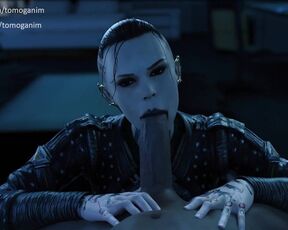 Jack from Mass Effect – Blowjob