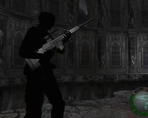 Resident evil 4-Glitch WHAT! happen to you Leon