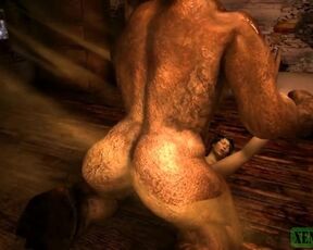 The Troll from the Shadows. Monster 3D Hentai