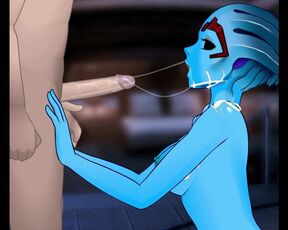 SDT - Mass Effect - Liara as Samara blows Shepard