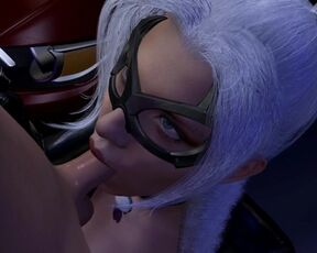 Black Cat sucking