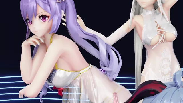 0028 -【R18-MMD】Genshin Impact 原神 Ganyu, Ningguang & Keqing - NanoVids