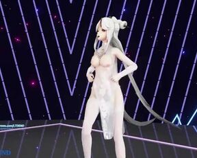 0241 -【R18-MMD】Genshin Impact 原神 Raiden Shogun + Ningguang + Ganyu - Wave