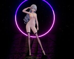 0371 -【R18-MMD】Honkai Impact 3rd 崩坏三APHO Bronya - 东西半球旗袍鸭鸭