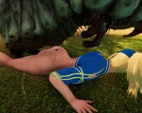 Mysterious Heroine Mushikan Conceived Green Forest Fucked by Robot 3D Hentai NSFW NTR Part 2