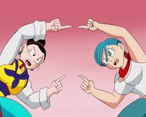 Bulchi & Gogeta 4K Ai Upscaled