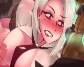 CARTOON PORN (OVERWATCH) ASHE LOSES THE GAME - FANDUB
