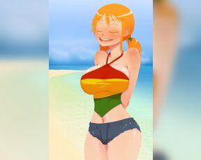 One piece nami strong world