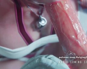 Final Fantasy Serah Farron throated