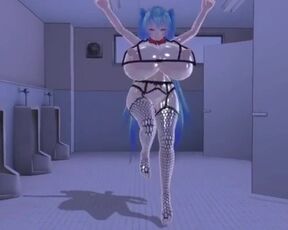 MMD R-18 Miku With Huge Breasts GENTLEMAN