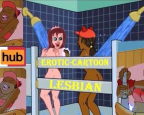 FOXXY LESBIAN COMPILATION - dildo masturbate pussy licking cartoon - DRAWN TOGETHER CLARA eat pussy