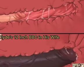 Mr Clyde's 12 Inch BBC Vs Cuckold Husbands Cock