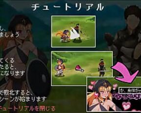 Cute blonde in hentai sex with man and green man in new erotic game video