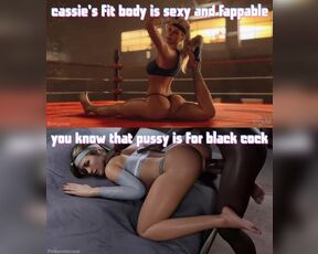 Blacked waifu - Cassie cage is only for BBC