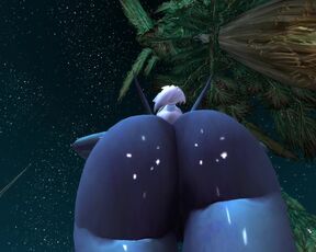 My bimbo nightborne ass shaking and twerking