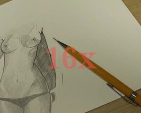 Step sister's nude sketch