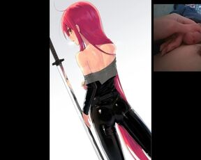 Anime Sop - Shana In Latex Catsuit