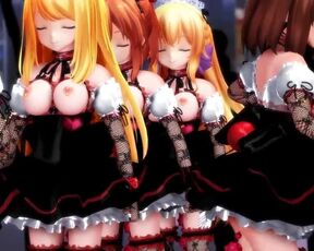MMD Girls dance 2