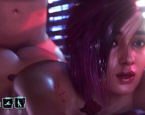 Cyberpunk 2077 Sex Episode - Anal Sex with Judy Alvarez Game