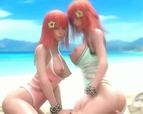 Threesome NieR Automata Devola Popola TwinTop Animated PORN