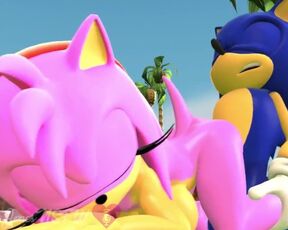 Sonic Fucks Amy's Tight, Wet Pussy & Gives Her a Creampie (ADR/ASMR) Animation: dradicon