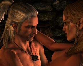 Elf Girl Mottle Rewards Geralt for Saving Her Life Witcher 2