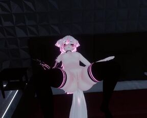 VRChat Girl Cute Moans until she cums with vibrator