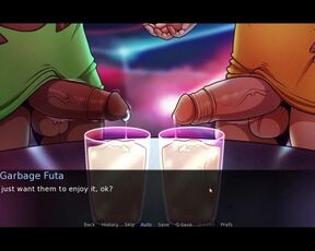 FutaDomWorld Cumshot Cocktail At the Bar