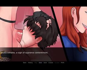 FutaDomWorld Redhead Police Officer Blowjob