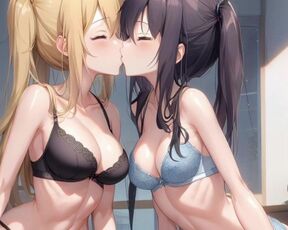 Kissing anime girls hentai compilation アニメの女の子のエロコンピレーションにキス