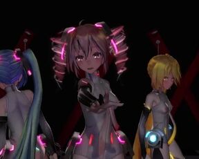 MMD Vokaloids dance