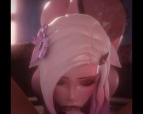 Ahri Pleases You With Her Mouth~ ❤️???? [League Of Legends Ahri Porn Animation]