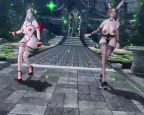 Skyrim sexy R18 dance WiggleWiggle