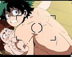 Midoriya fucks Uraraka (Boku no hero Academia HENTAI)